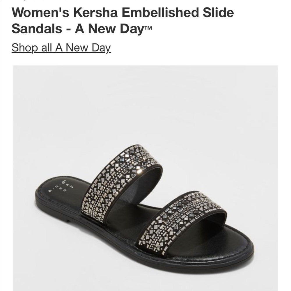 Target’s Black Kersha Sandals